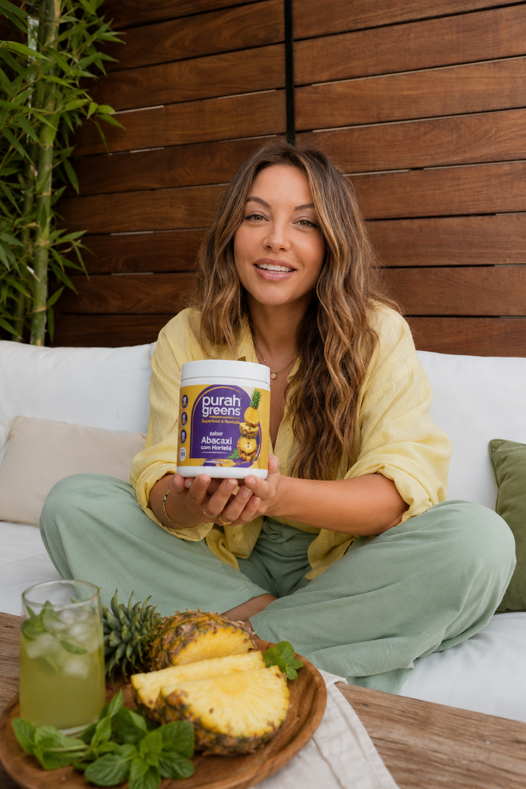 Purah Greens Abacaxi com Hortelã no kit Mix Match
